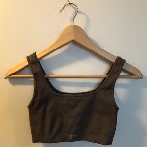 SETactive brown (pepper) sports bra